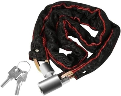 Fietsslot - Kettingslot - Voertuig Beveiligen - Cijferslot - 85 cm - Zwart