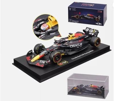 Bburago Red Bull Racing RB20 - #1 Max Verstappen - Formule 1 2024 - schaalmodel - modelauto - schaal 1:43 - met helm