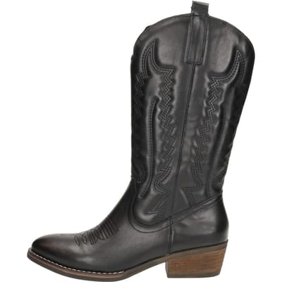 SUB55 Western boots Kuit Laarzen - Zwart - Maat 36