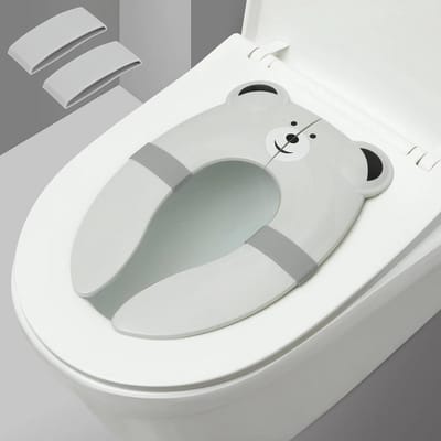 Opvouwbare Toiletbril voor Kinderen | Draagbare Siliconen Wc-bril met Antislip Pads voor Zindelijkheidstraining