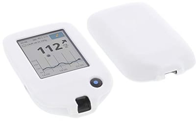 Silicone Sleeve voor Freestyle Libre 2 - Witte Beschermhoes voor Diabetes Monitor