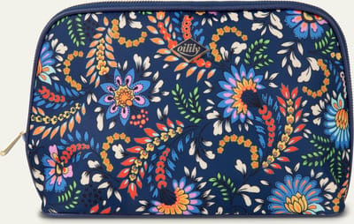 Oilily Chiara - Toilettas - Dames - Met Spiegeltje - Waterdicht - Blauw - One size
