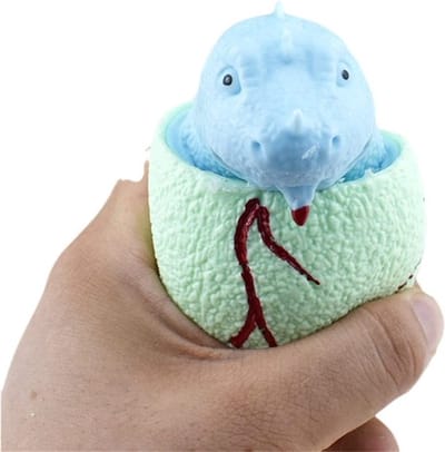 Kwalitatieve Dinosaurus Ei Knijpbal / Stressbal | Dino Egg | Fidget Toy | Anti-Stress Speelgoed - Groen