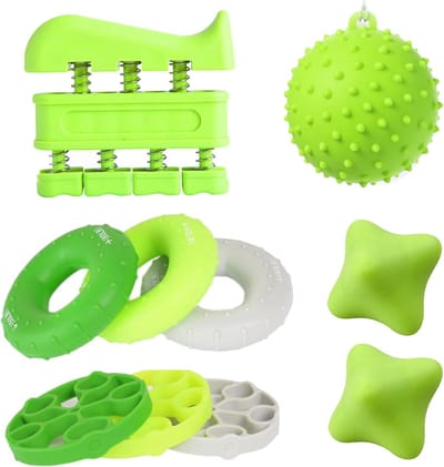 Handtrainer set - Versterk hand- en vingerkracht met massagebal en gripbal