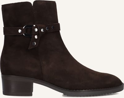 Gabor 512 Enkellaarsjes - Enkelboots met rits - Dames - Bruin - Maat 41