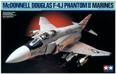 Tamiya Modelbouwpakket Militaire voertuigen - 60308 McDonnell Douglas F-4J Phantom II Marines Plastic - 1:32 - Modelbouw