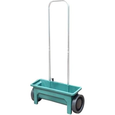 Strooiwagen voor Tuinmest & Wintergrit – Instelbare Strooihoeveelheid – Eenvoudige Bediening – 12 liter