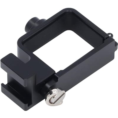 Adaptateur de Cadre d'Extension pour Caméra Osmo Pocket 3 Alliage d'Aluminium Support d'Extension Adaptateur de Caméra black