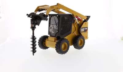 Cat 272D2 Skid Steer Loader  met diverse accessoires - groot en gedetailleerd - 1:16 - Diecast Masters - High Line Series