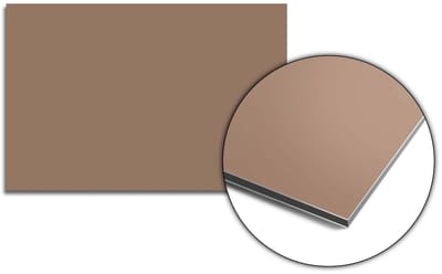 KitchenArt - Mocha Mousse Spatscherm - 60x40 cm - Spatscherm Achterwand Keuken - Spatwand Keuken