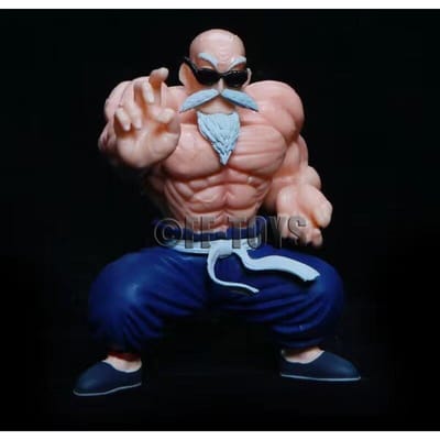 Figurine Dragon Ball Maître Roshi 10cm Kame Sennin Figurine PVC Figurines d'Action Modèle de Collection Jouets pour Enfants Cadeaux