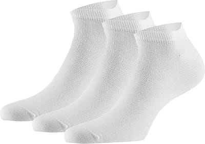 Sneakersokken Bamboe Wit 3-paar Heren / Dames