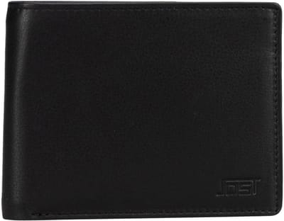JOST Leren portemonnee Odense Wallet Black zwart