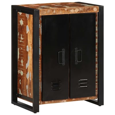 vidaXL - Dressoir - 55x35x70 - cm - massief - gerecycled - hout - meerkleurig