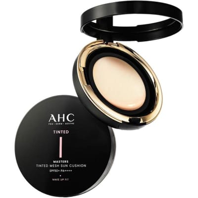 [AHC] Maîtres Cushion Solaire Mesh Teinté 15g SPF50+ PA++++ (Beige Clair / Beige Naturel) Natural Beige