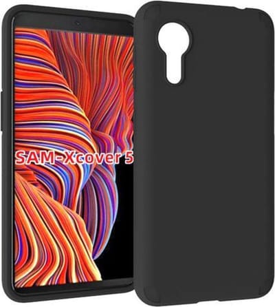 Samsung Galaxy Xcover 5 Hoesje - Siliconen - Samsung Xcover 5 Hoesje Zwart Siliconen Case