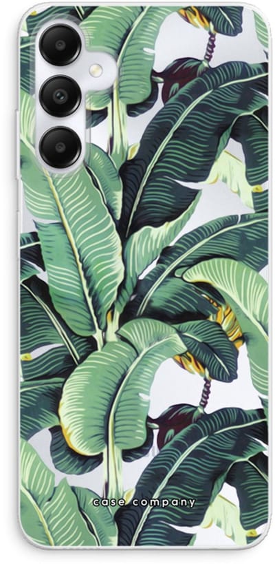 Case Company® - Hoesje geschikt voor Samsung Galaxy A05s hoesje - Bananenbladeren - Soft Cover Telefoonhoesje - Bescherming aan alle Kanten en Schermrand