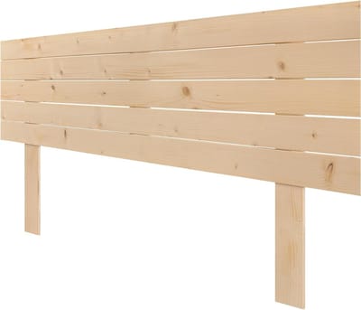 Hoofdbord Grenenhout - Bedhek Wandmontage - Slaapkamer Decoratie - Horizontale Palletstijl - 160cm Breed - Natuurlijk Hout