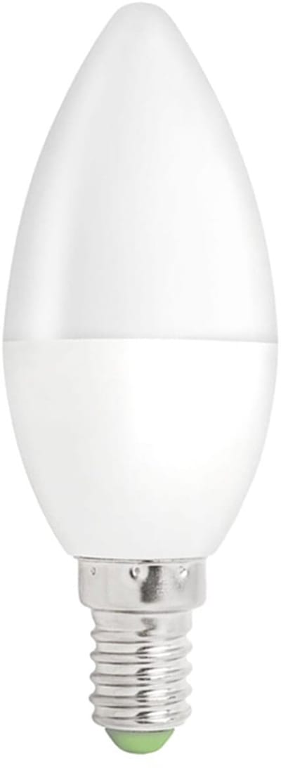 Spectrum LED Kaarslamp E14 - 1W - 230V - 90 Lumen - 6000K Koud Wit - Ø37mm - Voor Kroonluchter, Wandlamp of Sfeerverlichting