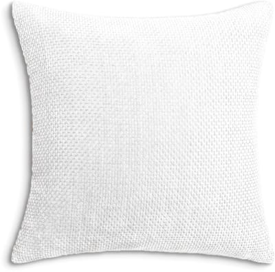 Heckettlane Sierkussen Velours Panama - White - Sierkussens 48x48 cm - 100% Polyester Velours - Inclusief Binnenkussen