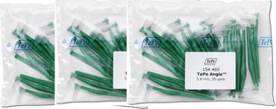 Tepe Angle Groen 0,80mm 3 x 25 Stuks - Voordeelverpakking