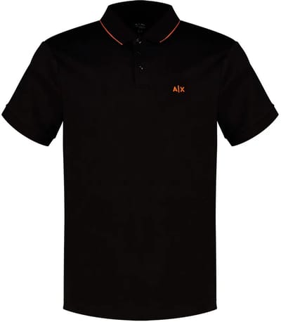 Armani Exchange Xm001289_af10363 Korte Mouw Poloshirt Zwart XS Man