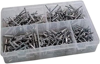Klinknagels - Klinknagelset - Bevestigingen Maken - Grote Set - 300 Stuks - Zilver