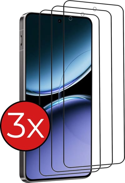Screenprotector Geschikt voor Oneplus Nord 4 Screenprotector Glas Gehard Tempered Glass Full Cover - Screenprotector Geschikt voor Oneplus Nord 4 Screen Protector Screen Cover - 3 PACK