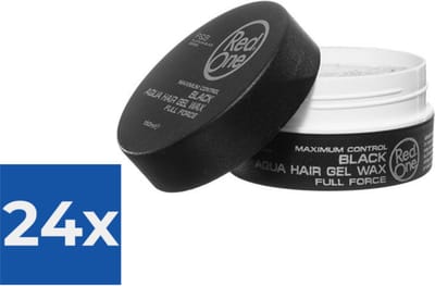 Red One Black Aqua Hair Gel Wax 150ml - Voordeelverpakking 24 stuks