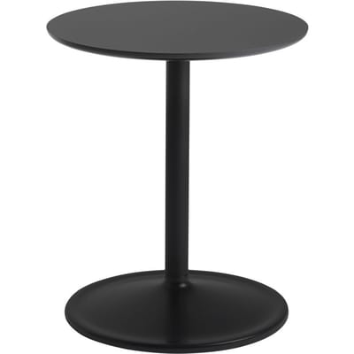 Muuto Soft Side Tafel hoog - zwart - Ø41