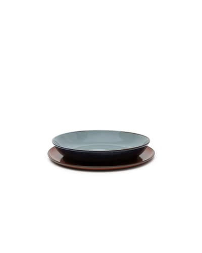 Serax - Terres De Rêve Pasta Bord - donkerblauw
