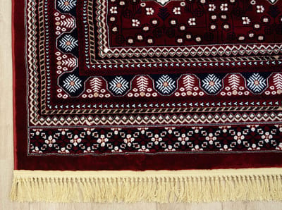 Flycarpets Isfahan Klassiek Oosters Medaillon Vloerkleed - Rood - 160x230 cm