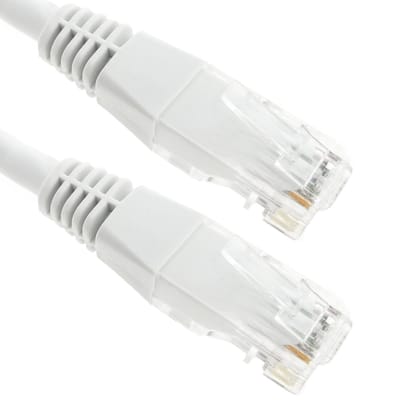 BeMatik - UTP-kabel categorie 6 wit 2m