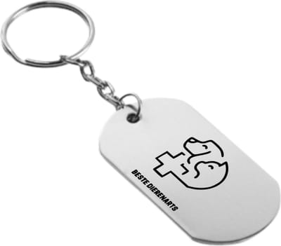 Beste Dierenarts Sleutelhanger inclusief kaart – Dierenarts cadeau – beste dierenarts- Leuk kado voor je dierenarts om te geven - 2.9 x 5.4CM
