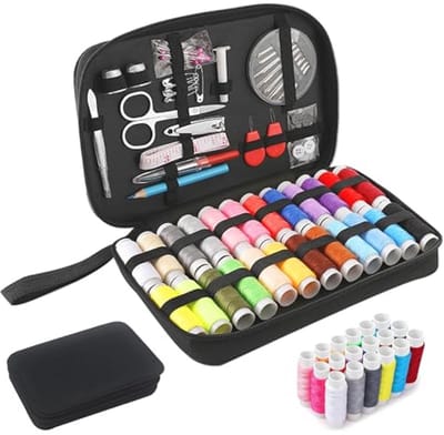 62-Delige Draagbare Leder Naai Gereedschap Set - Compleet Met Tools voor Reparatie van Tapijt en Canvas