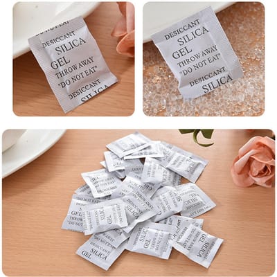 100/200/500 Stuks 1g Silica Gel Droogmiddel Vochtabsorber Luchtontvochtiger 200pc