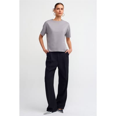 Dames Katoenen Crew Neck T-Shirt
