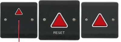 Alarm voor mindervaliden toilet - MIVA complete set - grijs - UDTAKITG
