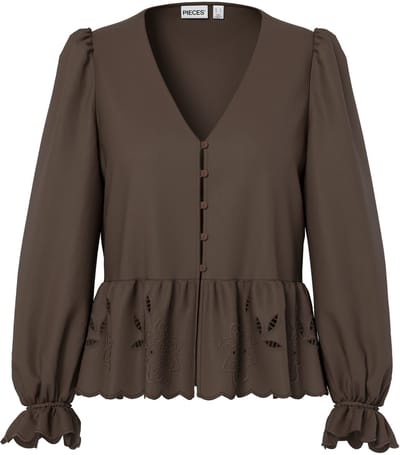 Pieces Blouse PCFELUCA PEPLUM