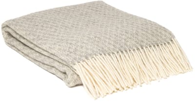 WOOOL Plaid - Kuusi (Grijs) - 140x200cm - 100% Wol