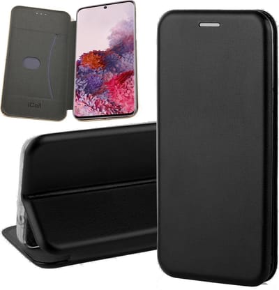 Hoesje geschikt voor Samsung Galaxy S20 - Book Case Kunstleer ThinShield Zwart