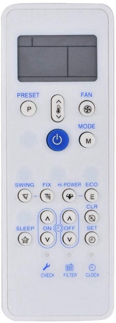Dailygoody - Airconditioner Afstandsbediening - Vervangend - Duurzaam - Universeel - Compatibel - Meer dan 8 m afstand - Geschikt voor Air...