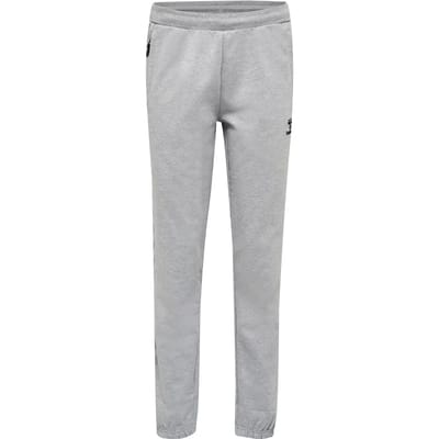 Hummel Damen Hose Hmlmove Grid Cot. Pants Woman Grey Melange-S