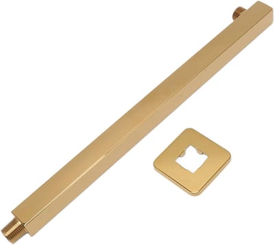 Dailygoods- Douchearm Wandgemonteerd - Douchekop Verlengstuk - Roestvrij Staal - Geen Lekkage - Eenvoudige Installatie - Gouden Afwerking
