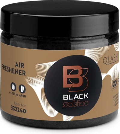 Luchtverfrisser BlackSatino Qlash navulling 225ml