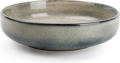 Salt & Pepper Diep bord Pastabord 22,5xH6cm groen/blauw Meridian (set van 2 stuks)
