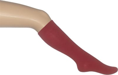 Bonnie Doon - Kinderen - Kniekousen - Cotton knee-high (2 paar) - Rood/Strawberry - 23/26