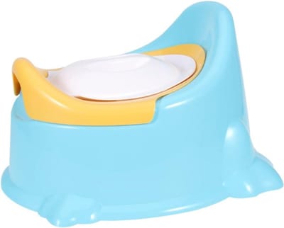 Zindelijkheidstrainer - Mini toiletpotje - Kind zindelijk maken - Draagbaar ontwerp - 31 x 23 x 25 cm - Blauw