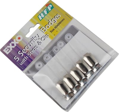 EXXO-HFP #92557 - 60*90mm Security Badges -  160 Pak @5 Stuks