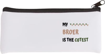 Akyol - my broer is the cutest Etui - Broer - schattige broer - verjaardagscadeau - verjaardag - cadeau - cadeautje voor broer - broer artikelen - kado - geschenk - gift - 20 bij 9 cm